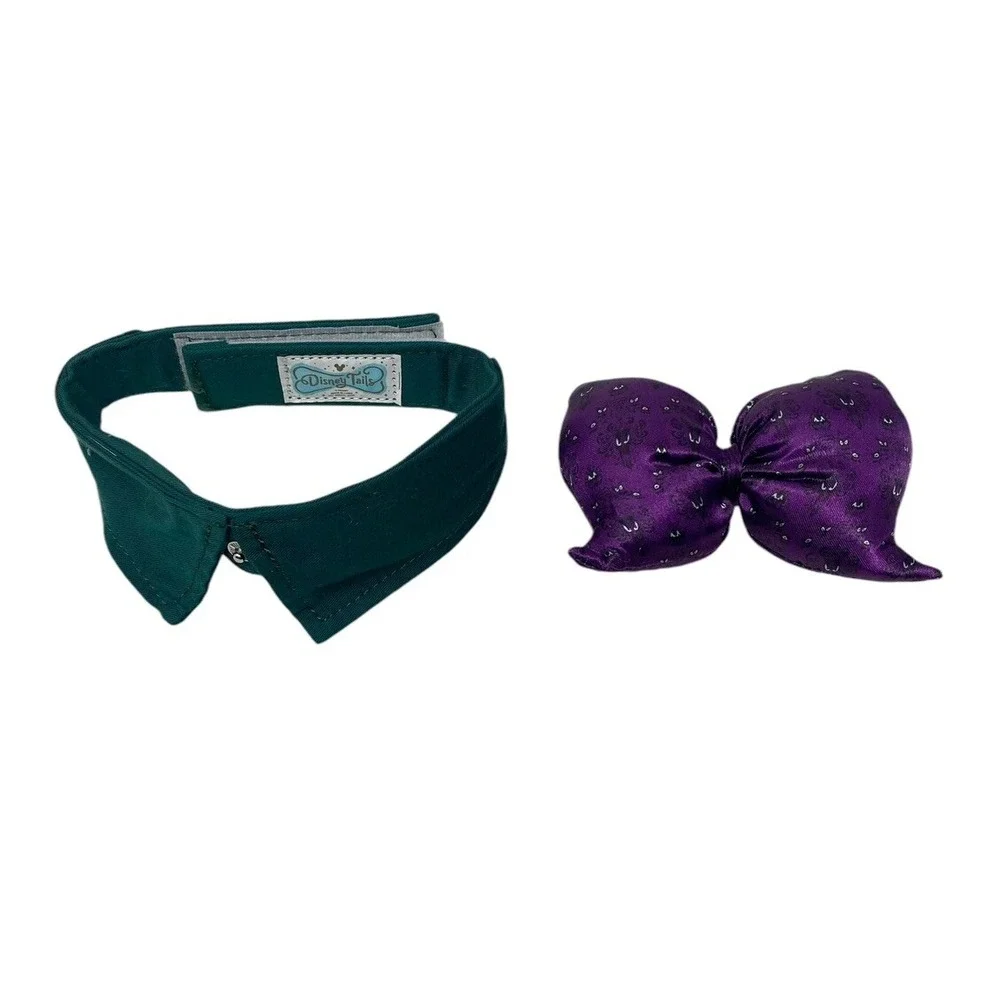 Disney Tails Dog / Cat Dress Up Collar Fancy Halloween Costume Creepy Bow XS/S